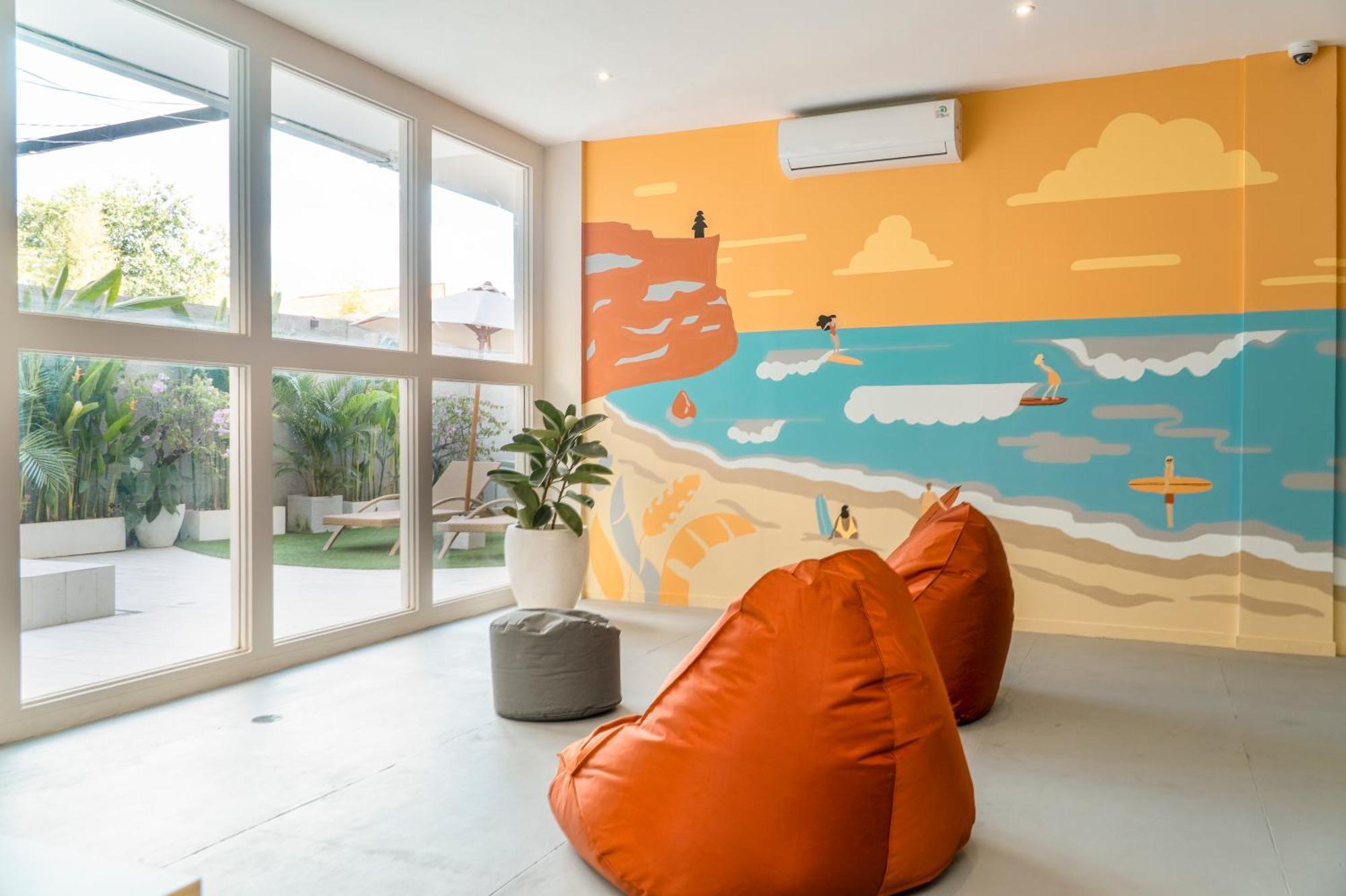 Bali Bustle Sunset Coliving And Coworking Space レギャン エクステリア 写真